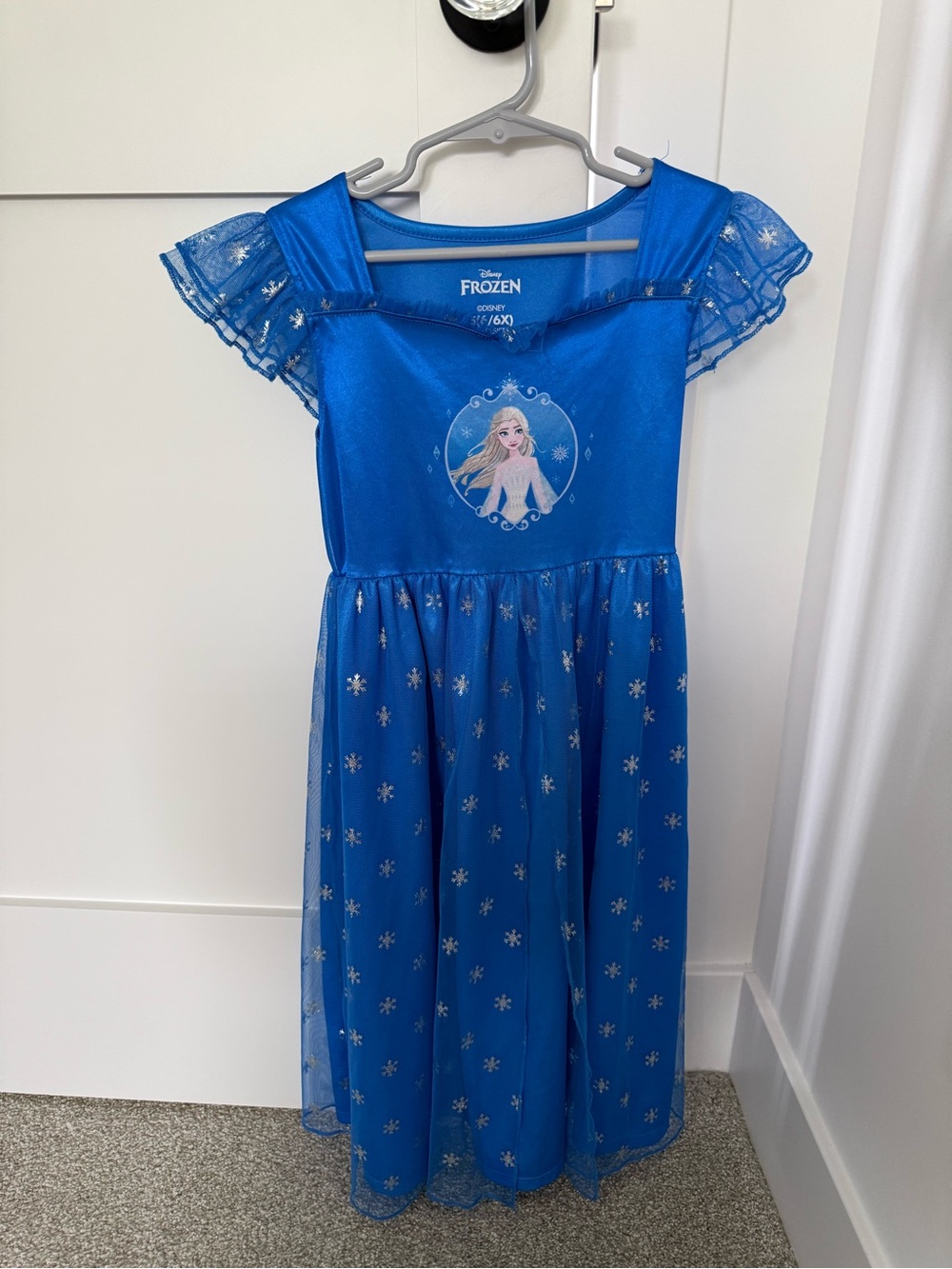Disney Elsa Sparkle Blue Princess Dress